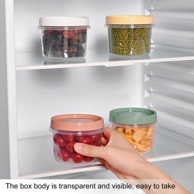 4Pcs Salad Dressing Containers 500ml BPA-Free Food Container for Snacks Condiment Sauce Reusable Sauce Cups for Lunch Box Fruit Nuts Yogurt Storage