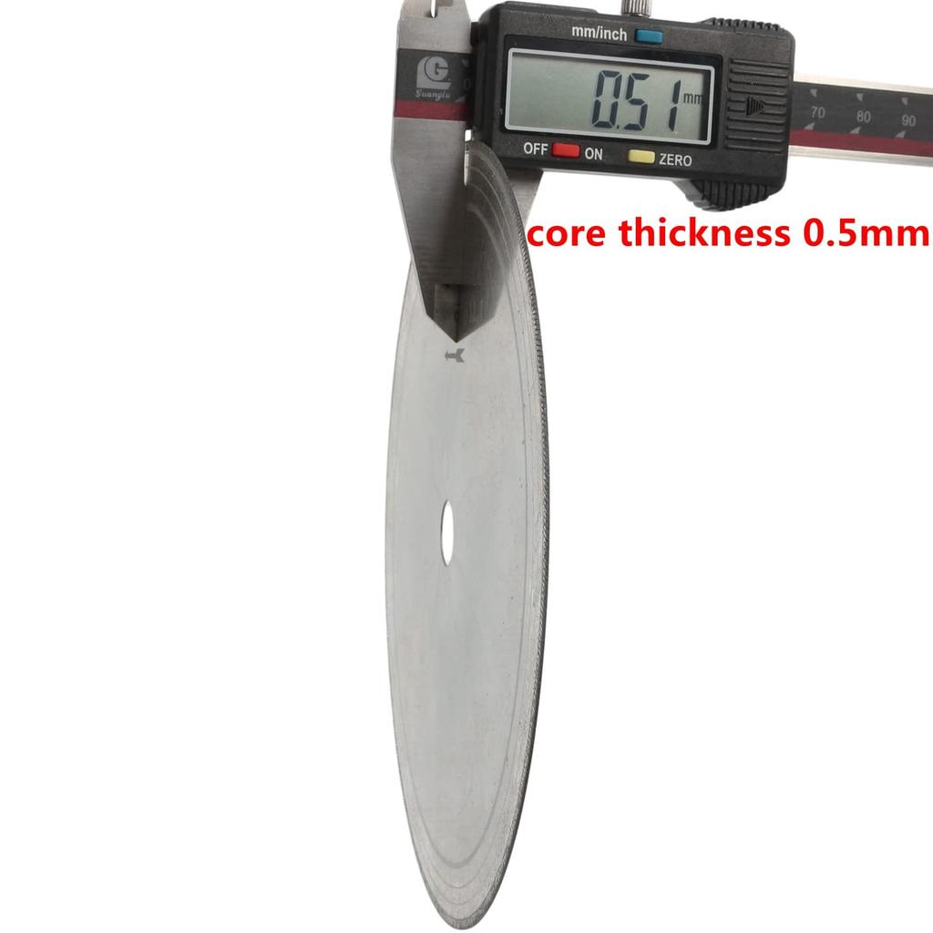 ILOVETOOL Thin Lapidary Diamond Saw Blades 6 inch Cutting Stone 1/2''Arbor hloe Pack of 5Pcs