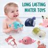 Floating Bath Toy for Babies Cute Frog Turtle Dolphin Shape Water Toys Wind-Up Swimming Toy Creative Fun Pool Toy for Boys Girls