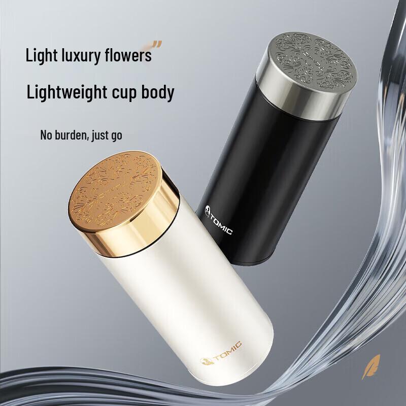 TOMIC 260ml Pure Titanium Mini Insulated Bottle