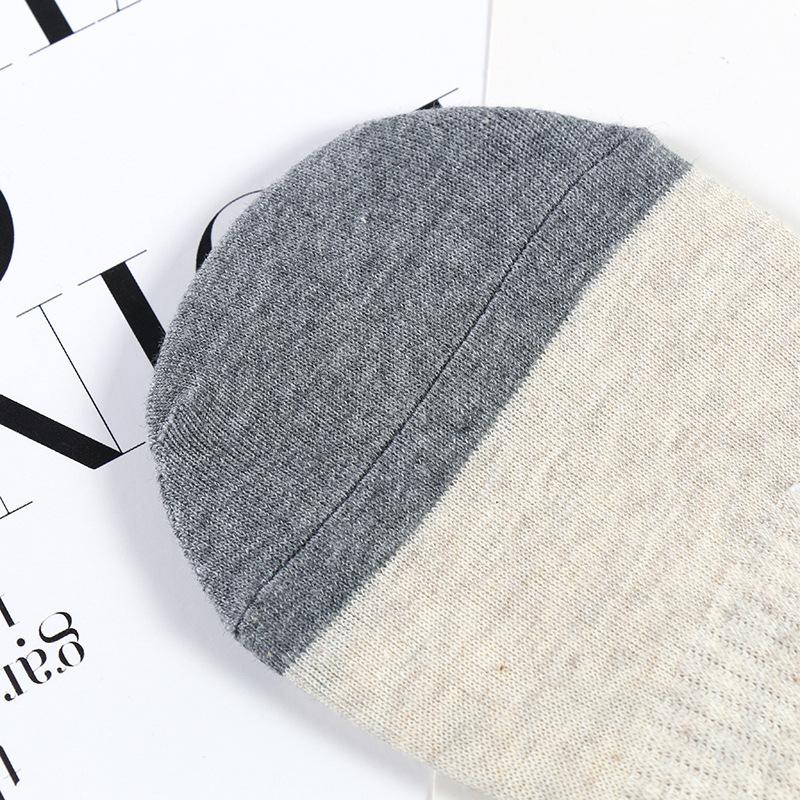 Casual Socks for Autumn and Winter, Thin Cotton Sock Covers, Jacquard Sweat-absorbing Sports Cotton Socks, Men's Casual Boat Socks, Breathable