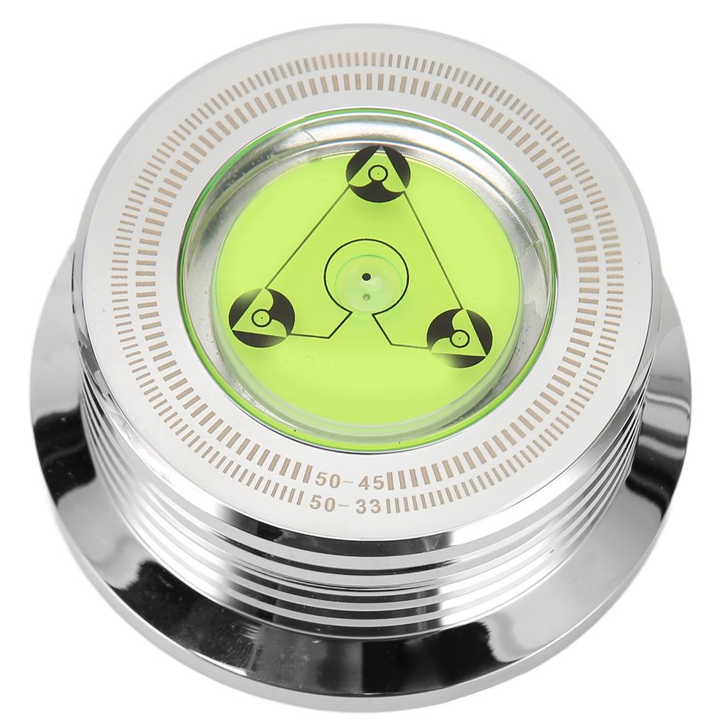 Record Weight Stabiliz Professional 50Hz 45rpm Turntable Disc Stabiliz with and Speed Measurement