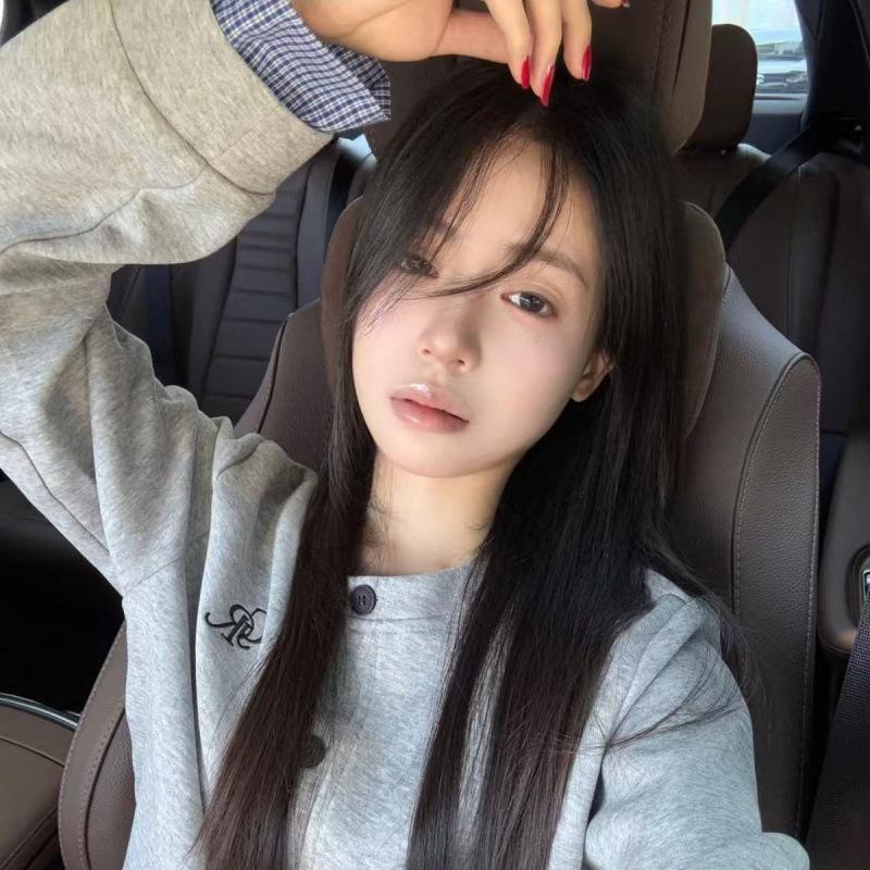 Early Autumn Women's Loose Cotton Spliced Sweatshirt - National Tide Design, Buttoned, Versatile, Casual Style