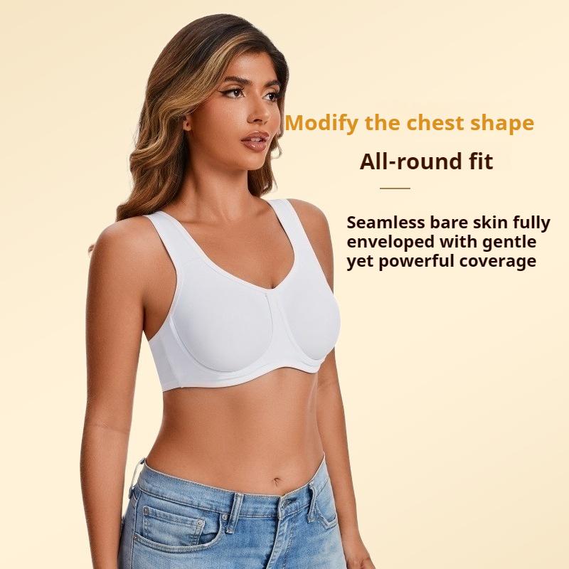 Europeisk og amerikansk sports-BH med høy styrke for vakker rygg, plussstørrelse, løpe- og treningstopp, yogaklær