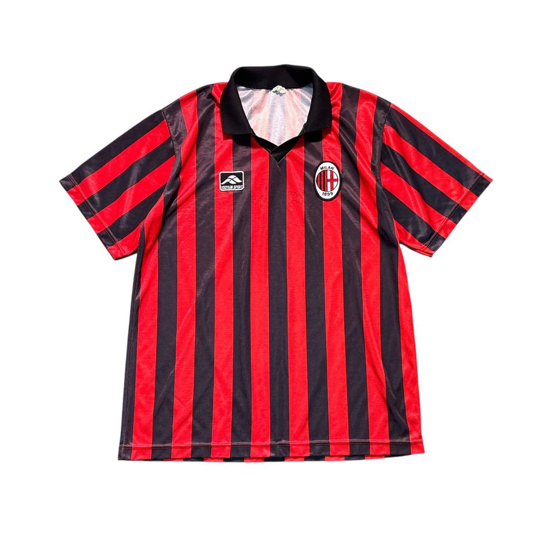 

[Б/У] 7SM1 игровая футболка «Милан», футбольная форма, спортивная одежда, одежда б/у