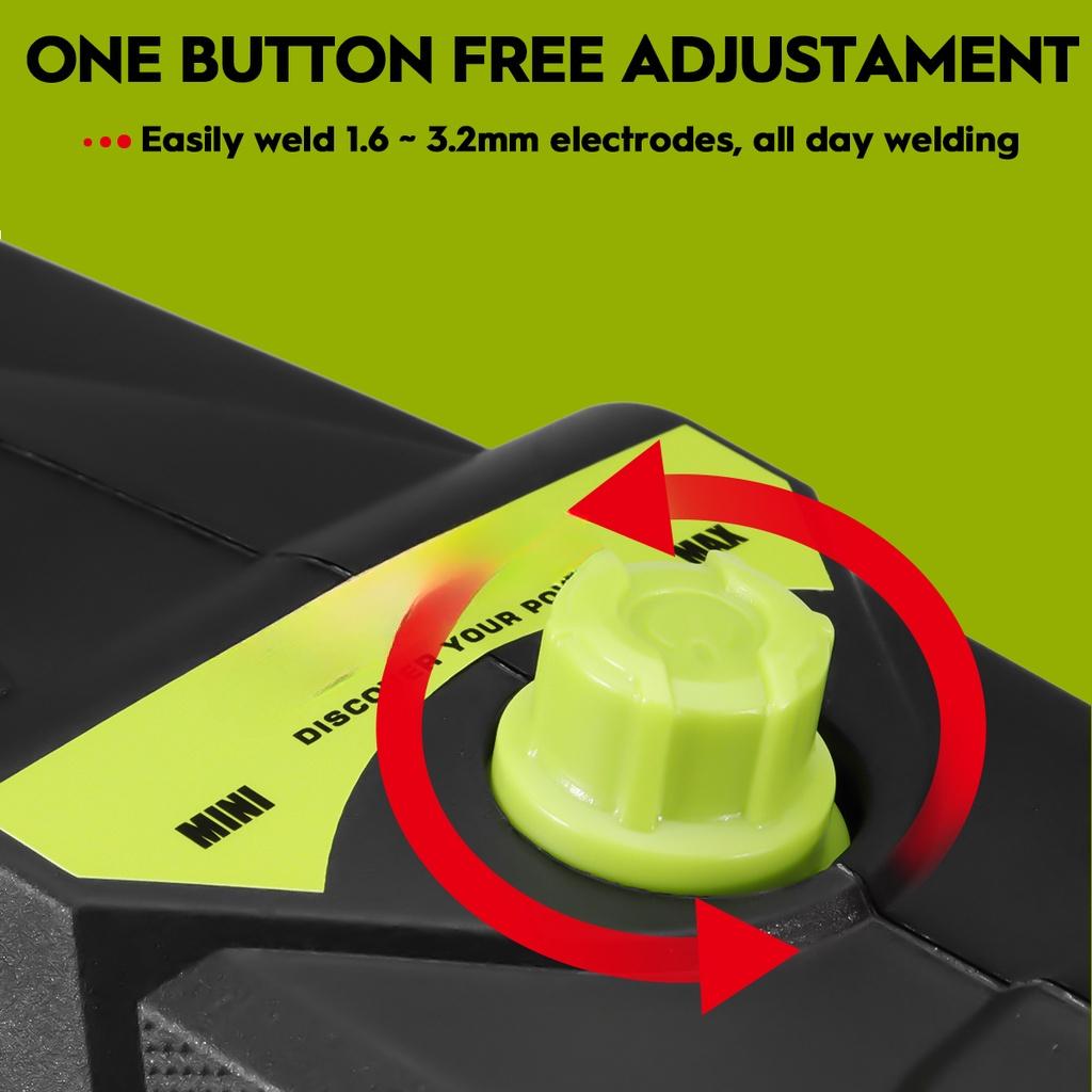 4100W Handheld Arc Welder Semi-automatic Welding Machine Automatic Digital Intelligent Current Adjustment Welder