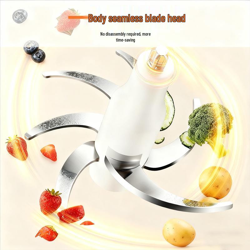 Nanji Ren 5-in-1 Auto Mixer: Dough, Baby Food, Meat Grinder & Smart Cooker