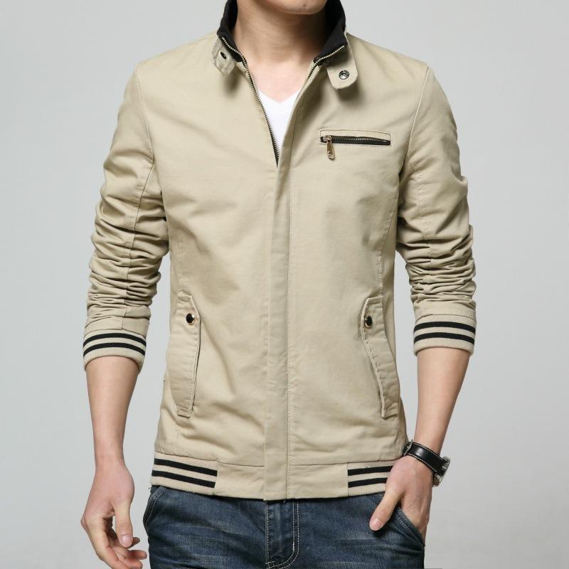 Spring and Autumn new men's jacket handsome trendy versatile casual jacket washed cardigan top