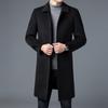 Autumn and Winter New Fashion Casual Medium and Long Coat Middle-aged Dad Wear