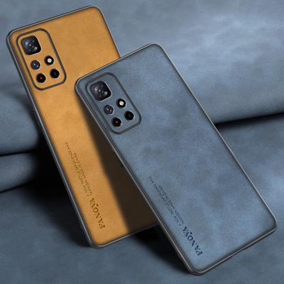 Etui na Poco M4 Pro 5G Luksusowe etui na telefon ze skóry PU Dla Xiaomi Redmi Note 11 Pro Plus Pro+ Tylna okładka Silikonowa Pełna ochrona