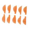 5 Pairs Lash Perm Pads Reusable Soft Orange Silicone Eyealsh Perm Rods for Beauty Makeup