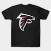 Men Black Print T-shirt The A Falcons No-Cut Transfer Paper Print Cotton Tshirt