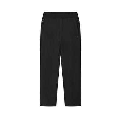 White Classic Micro Cone Fashion Commuting Versatile Fleece Warm Comfortable Knitted Casual Pants Men Bottoms Black F11M543605FBK