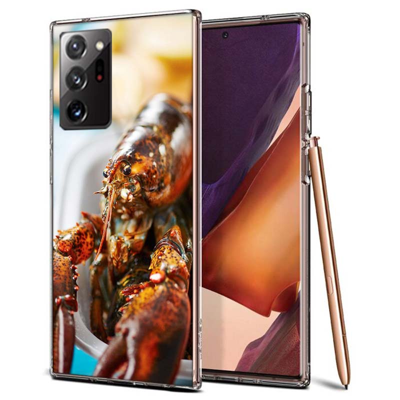 Live Lobster Phone Case for Samsung A55 A35 A25 A15 A07 A05S A16 A17 A26 A36 A37 A56 A57 Galaxy Note 20 10 A50S A71 A51 A31 A30