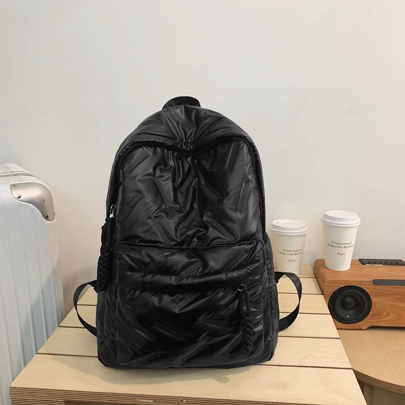 Schoolbag1011 Spring New School Bag Tide Korean Version Versatile Large Capacity Student Backpack Outdoor Travel College Style Backpack