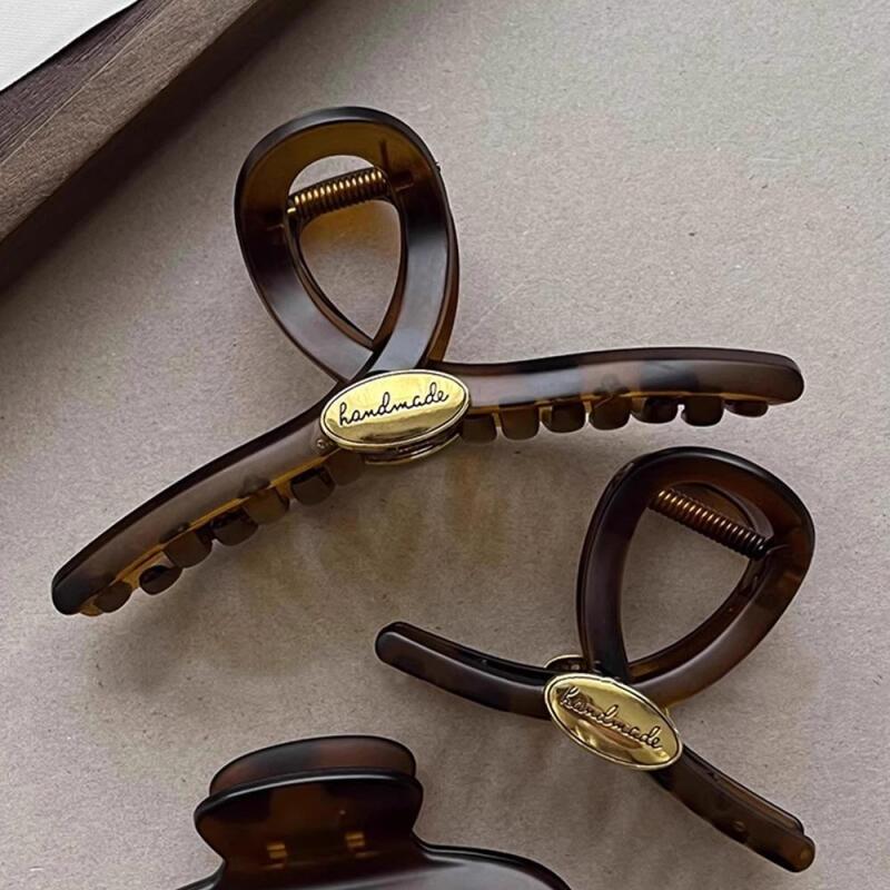 Women s Hair Accessory Gorgeous Cursive Hair Clip A33972_8cm