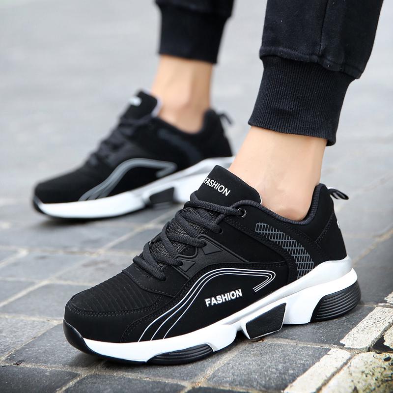 Fashion New Casual Thick Bottom Men's Sports Shoes Anti-Slippery Waterproof Male Sneakers Outdoor Walking Jogging Athletic Shoes Big 48