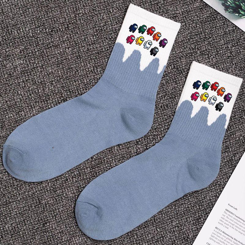 

Взрослые Носки Гольфы Унисекс Игра Мультфильм Самозванец Одежда Носок #23 Blue Nine Postors