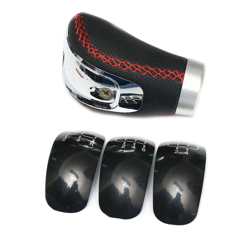 5 6 Speed Car Manual Gear Shift Knob Replacement for 8mm 10mm 12mm Port Gear Lever