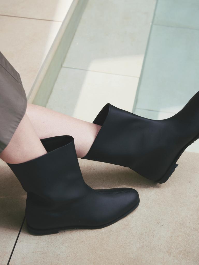 Komorebi Museum Km034 Handmade Hybrid Mid-Calf Rain Boots | 4 Colors (B Type)