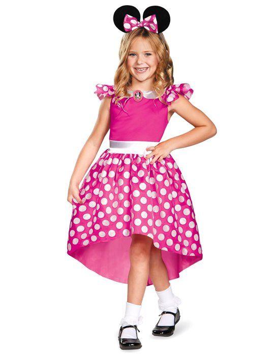 Déguisement Enfant Carnaval Rose Minnie Mouse - DISGUISE - 109-123 cm 5-6 Ans