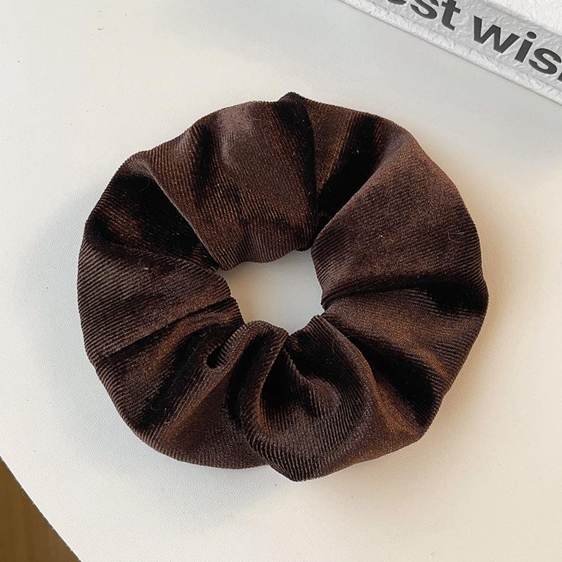 Fleece Retro Large Intestine Hair Band Ponytail Headband Hair Rope Rubber Band Headgear Hair Accessories Women