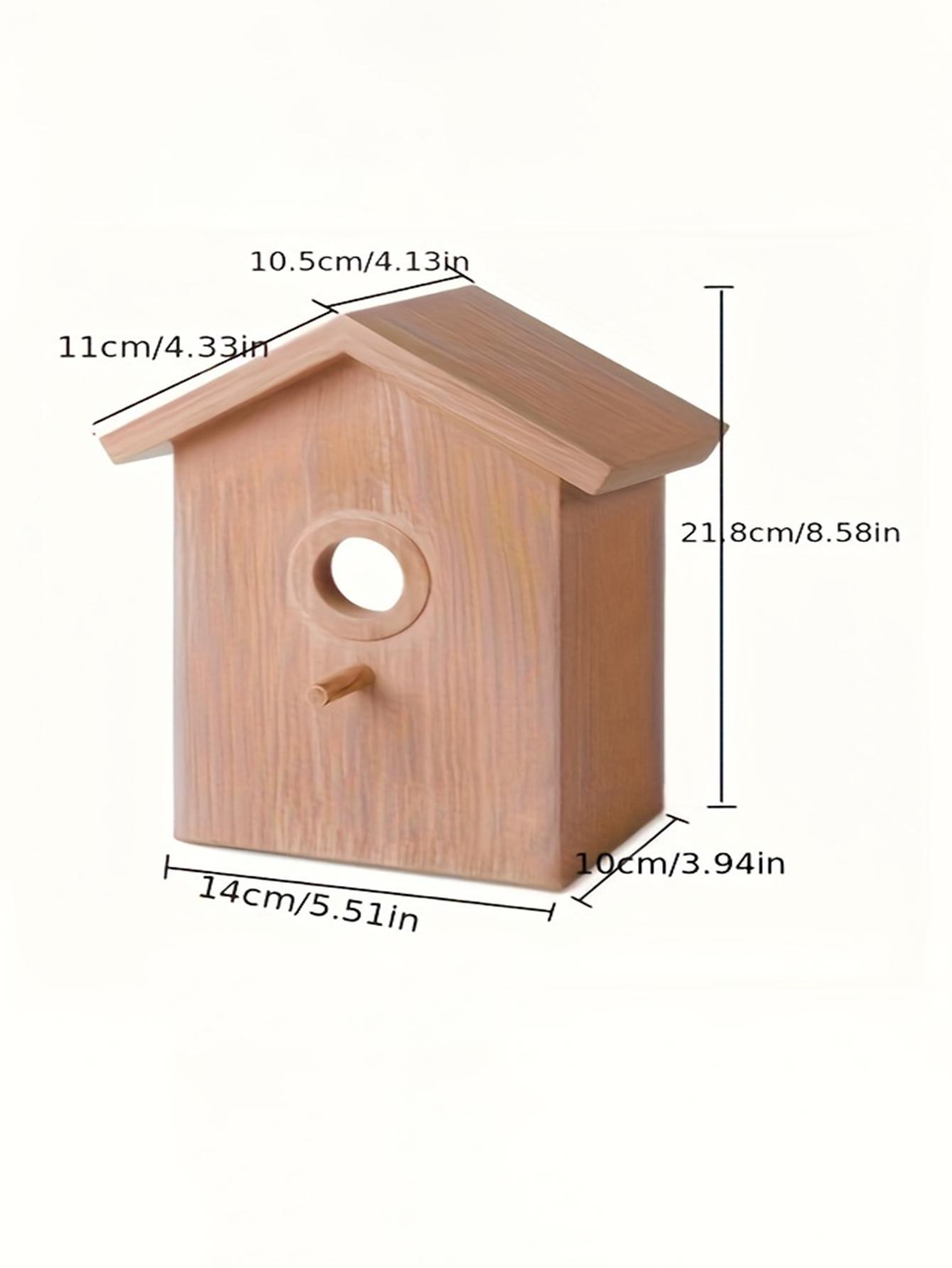 

2024 Новый пластиковый скворечник кормушка для птиц птичье гнездо имитирует жизнь птиц в естественных экосистемах