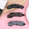 Vintage Leopard Print Dot Plaid Banana Hair Clip For Women Girls Sweet Hair Ornament Hairpin Fashion Hair Accessories Gift