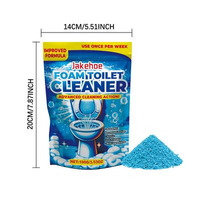 1/2/3 STÜCK Schaum Toilettenschüssel Reinigungspulver Toilettenreiniger Hartnäckige Kalkablagerungen Reinigungspulver Haushalt Desodorierung Reinigung
