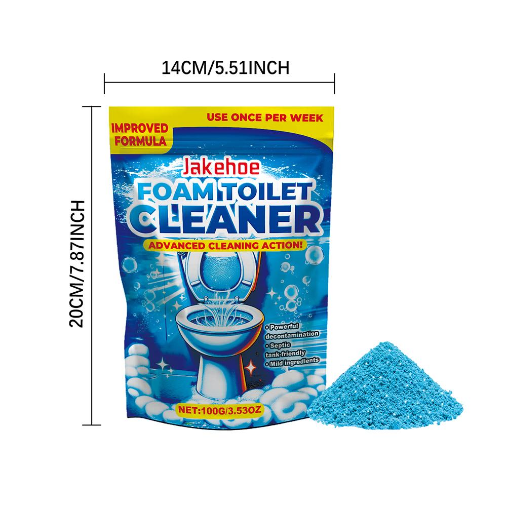 1/2/3PCS Foam Toilet Bowl Cleaning Powder Toilet Cleaner Stubborn Limescale Cleansing Powder Household Deodorization Cleaning