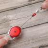 Durable Office Supplies Stationery Clip Anti-Lost Clip Retractable Key Ring Badge Holder Lanyards