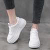 Dicksohlige kleine weiße Schuhe Damen Sport Frühling und Herbst Erhöhend Lässige Board-Schuhe Muffin Damenschuhe
