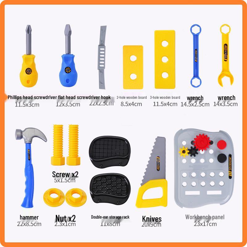 Children's Toolbox Play Set: Electric Drill & Screwdriver Repair Toys