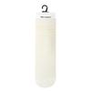 Female Spring and Summer Pure Color Breathable Sweat Absorbing Deodorant Boneless Tube Stack Cotton Socks