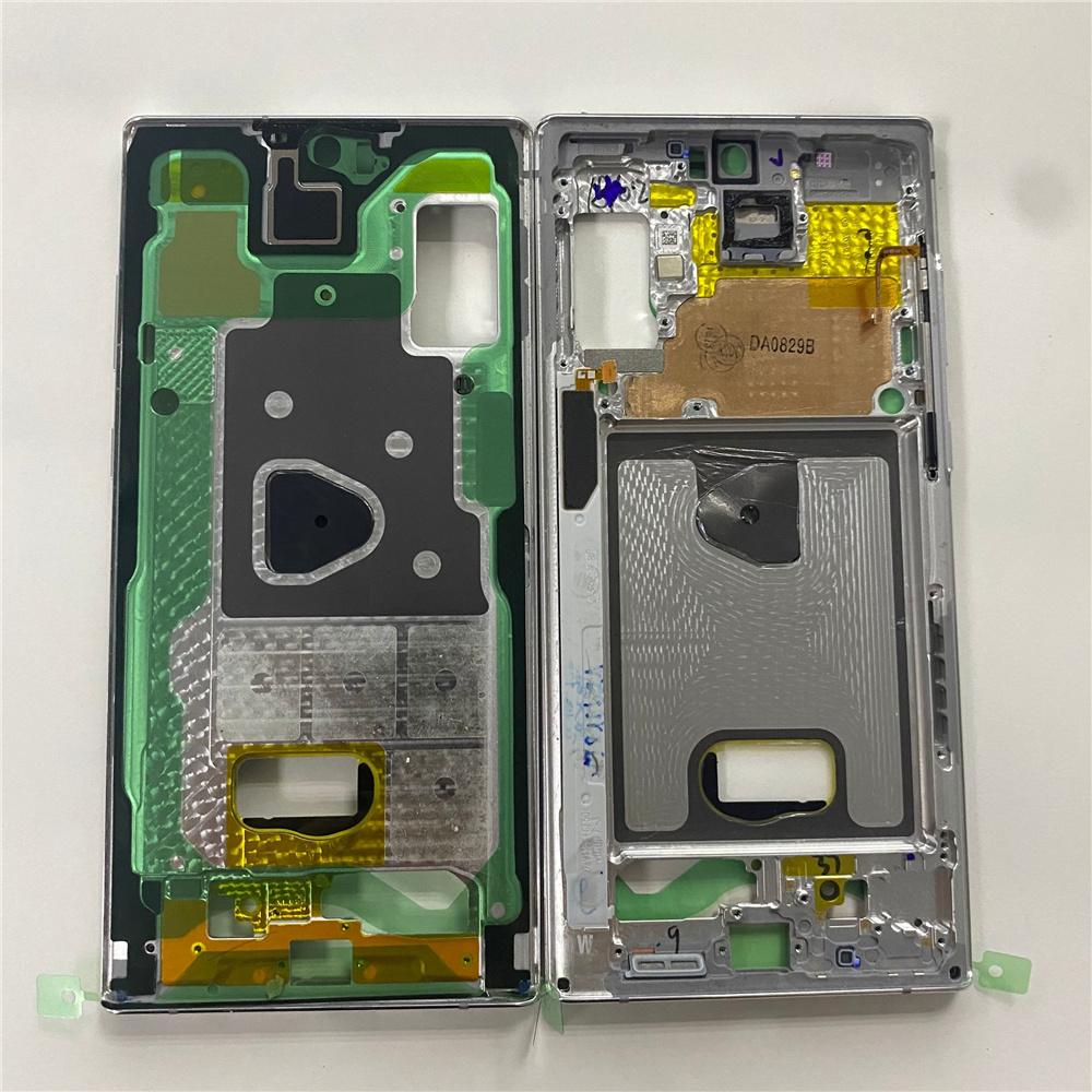 For Samsung Note 8 9 10 10+ Middle Frame Midplate Bezel Chassis Housing Parts Plate Middle Frame