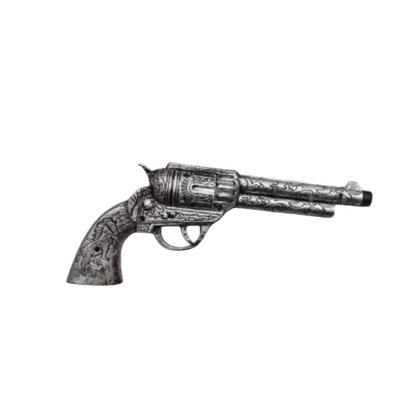 Cowboy Toy Set: Hat, Scarf, Revolver & Leather Holster