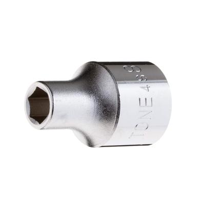 Ângulo de acionamento do soquete TONE Largura entre faces 8 mm (Hexagonal) 4S-08 12,7 mm (1/2 ")