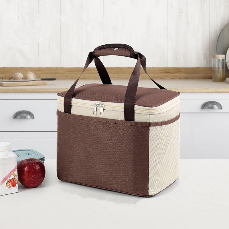Waterproof Insulated Bento Lunch Bag with Aluminum Foil for Students and Office Workers
