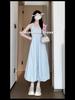 Today's Popular Beautiful Skirt Chic Pleated Bud Long Dress Design Sense Niche Vest Dress Summer