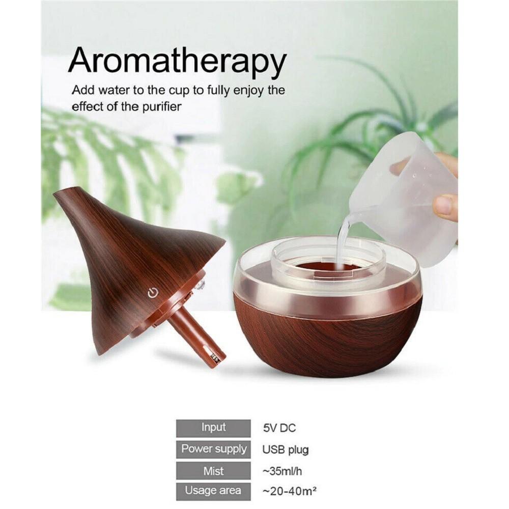 InnooCare Diffusore Di Aromi 500ml Ad Ultrasuoni Aromaterapia Terapie Alternative Diffusore Di Oli Essenziali Umidificatore Ultrasonico Diffusore Di Essenze Foschia Fredda Led 7 Colori Autospegnimento - Foto 2