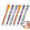 1/3/6pcs Transparent Cartoon Ballpoint Pen 6color Educational School&Office Supplies Creative Cute Colorful Swivel Supplies TMZ