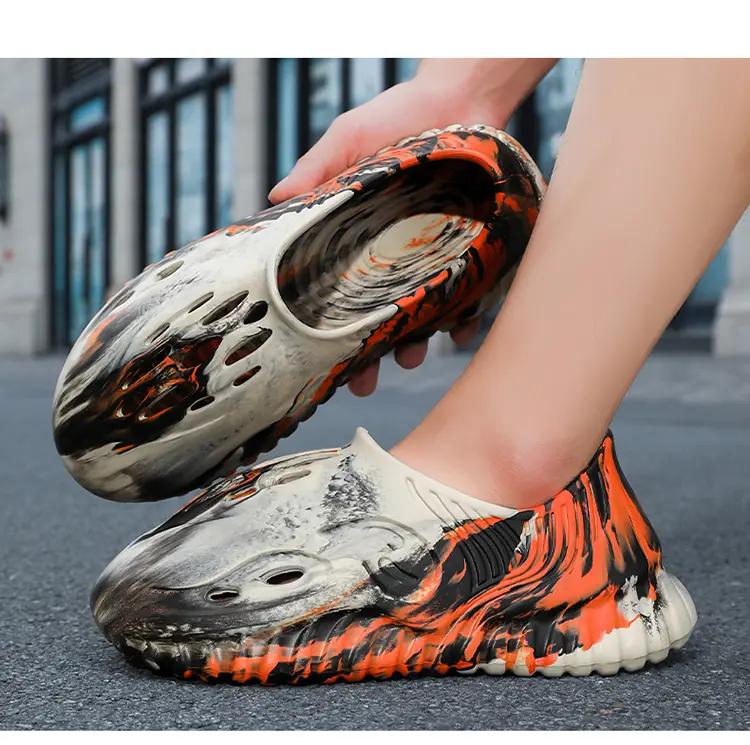 

Sandals Men s EVA Casual Comfortable Cave Garden Shoes Outdoor Lightweight Beach Sandals Indoor Home Neutral Slippers 40-41 хаки