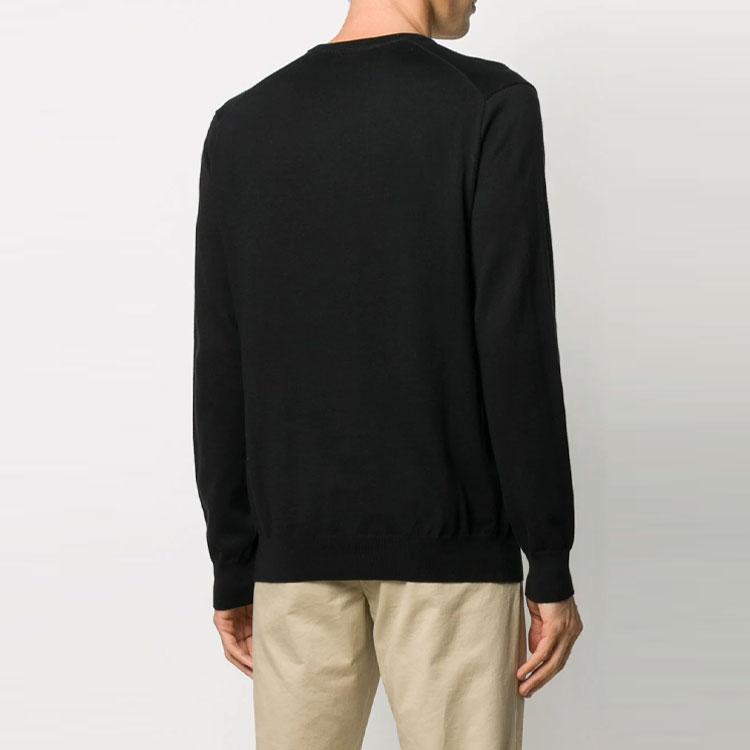 Polo Ralph Lauren Solid Color Logo Embroidered Sweater Men sweater Black 710670789-003