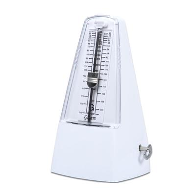 Asdays Metronome Pendulum Strumento Musicale Pianoforte Compatto Meccanico ad Alta Precisione x 11,7 20,3cm (bianca)