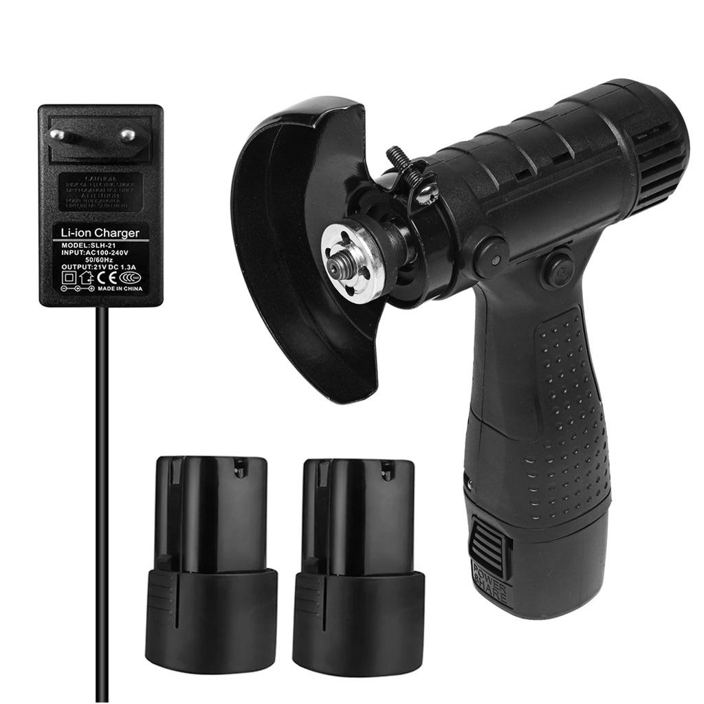 Cordless Angle Grinder Grinding Tools Household Handheld Polishing Cut Off Tool Metal Wood Cordless Brushless Cutter 16.8V