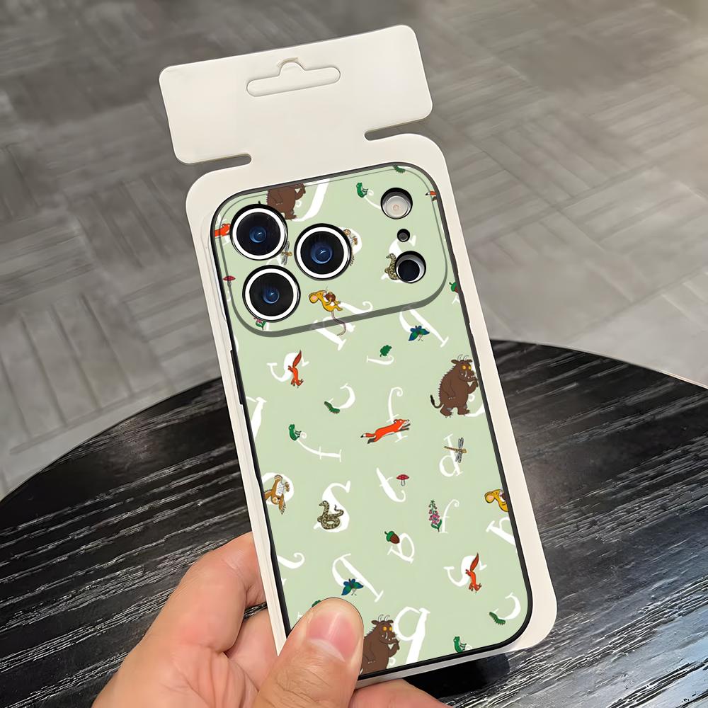 T-The G-Gruffalo Phone Case For IPhone 17 Air 16 E Pro Max 15 14 13 Mini 12 Pro 11 Max Plus Black Soft Shell