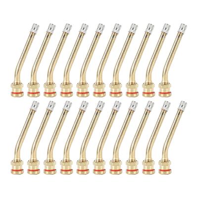 20PCS Reifenventilschaft Kupfer Hervorragende Dichtkapazität Rostschutz für LKW-Anhänger RV Weeder