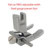 Adjustable Guide Sewing Presser Foot for Shirts/Curtains/Canvas/Fabric/Leather Sewing P801 Flat Car Presser Foot