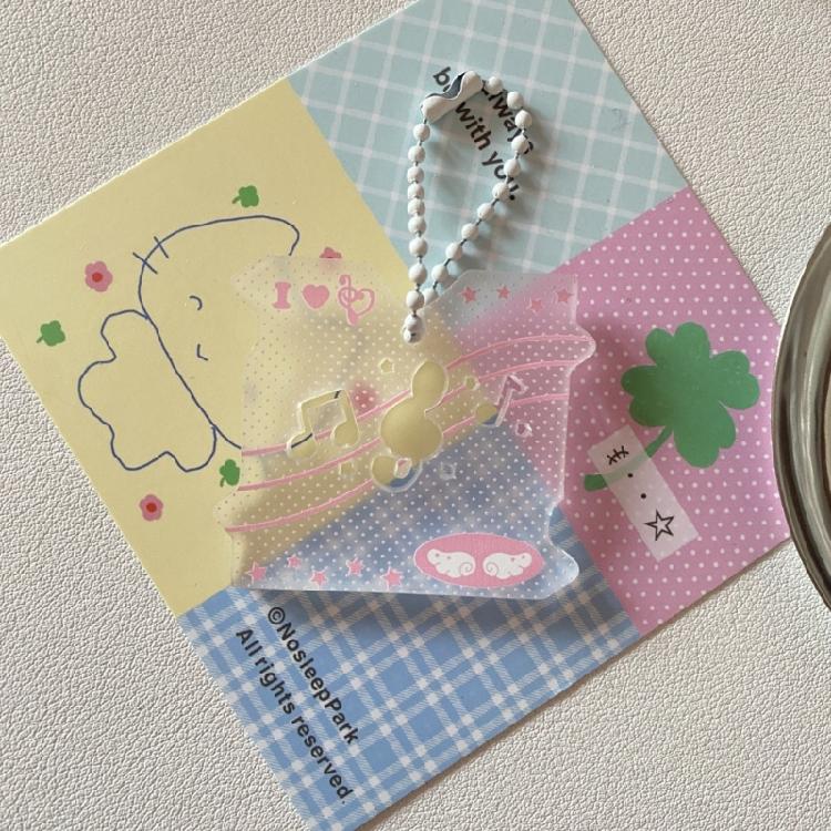 Porte-clés Mode Note de Musique Creuse Pendentif Suspendu Dessin Animé Pendentif Symbole Musical Ornement de Clé Convient pour un Usage Quotidien
