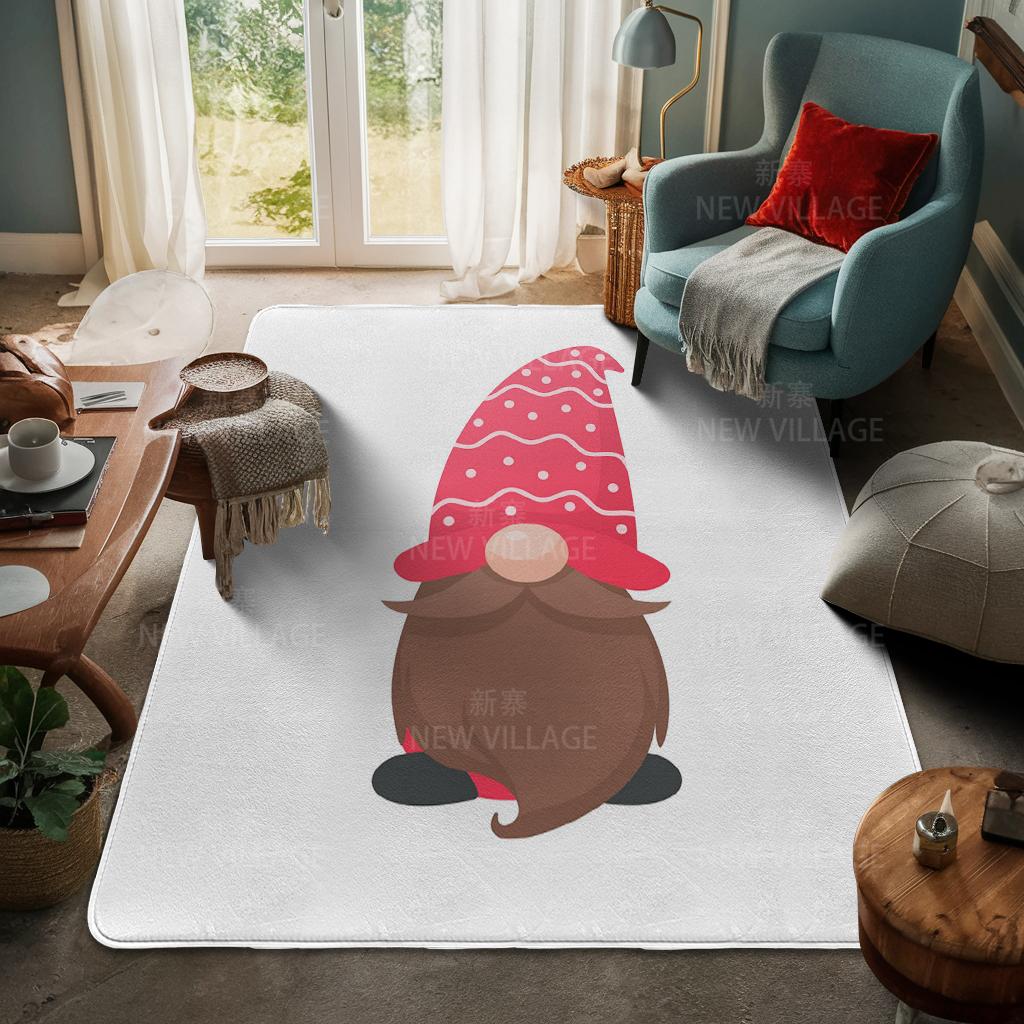 House Entrance Carpet Home Door Mat Living Room Bath Foot Bathroom Non-slip Water Absorption Rugs Bath Merry Christmas Winter